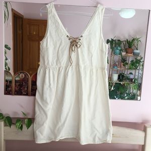 Boho breezy dress with tie front